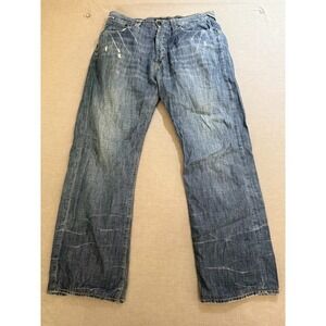 Ed Hardy Loves Kills Jeans Mens‎ 32 Blue Denim Straight Pocketed Men 32X29.